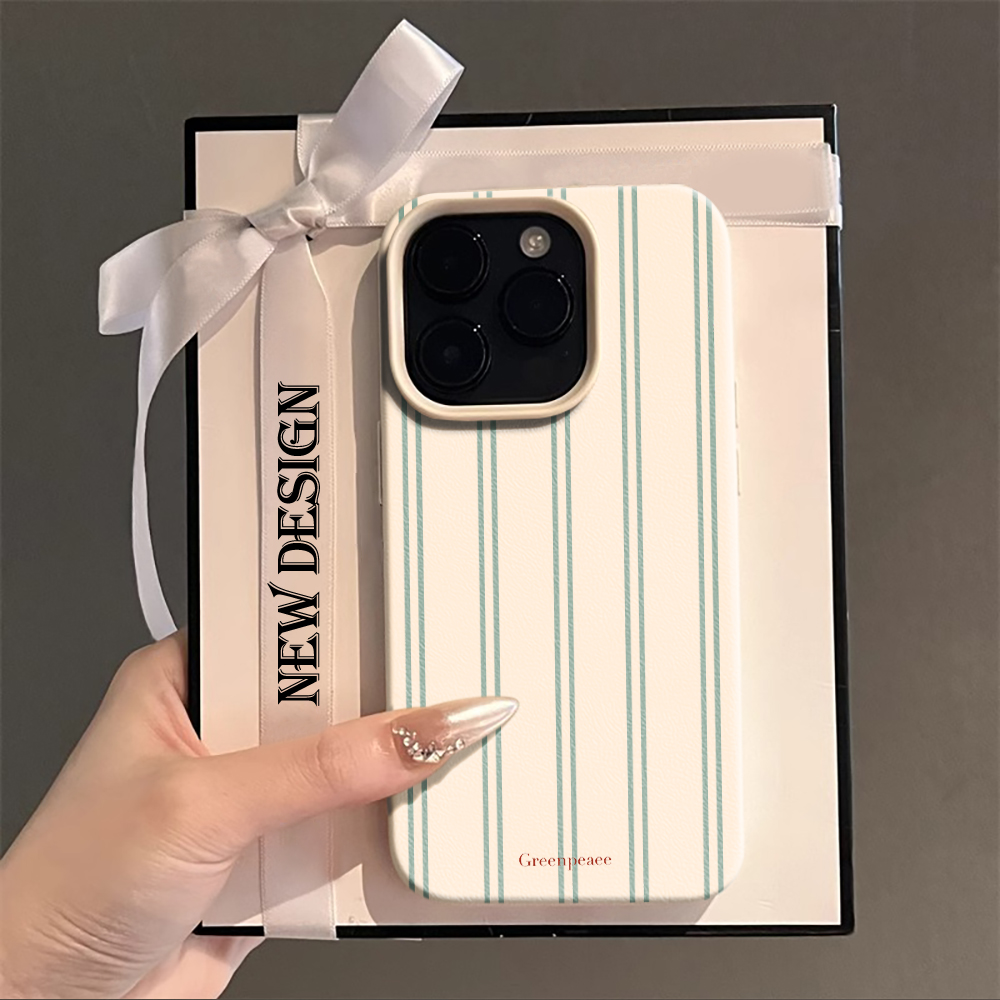 Perfume Pure Xs - Pink Stripe Print Summer Phone Case