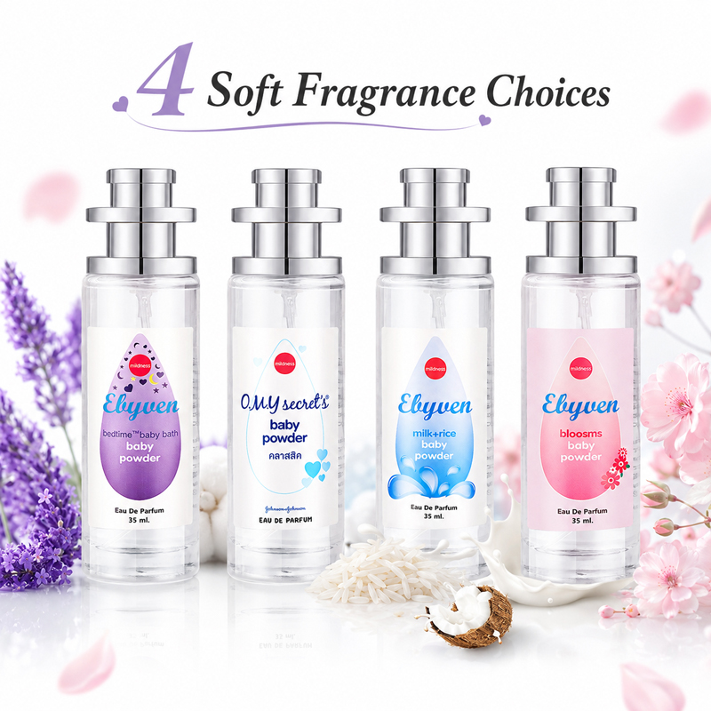 Perfume Travel Set - 2pcs 35ml Baby Powder Perfume for