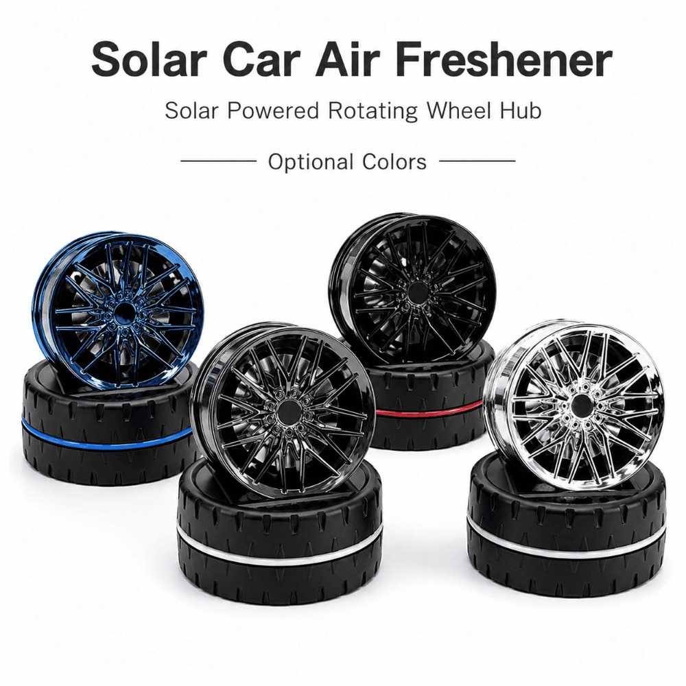 Solar Car Air Freshener For Un - Perfume Fragrance Wheel 评论和价格