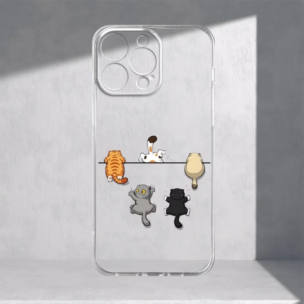 Five Cute Cat Pattern Phone Ca - Perfume Pure Xs 评论和价格