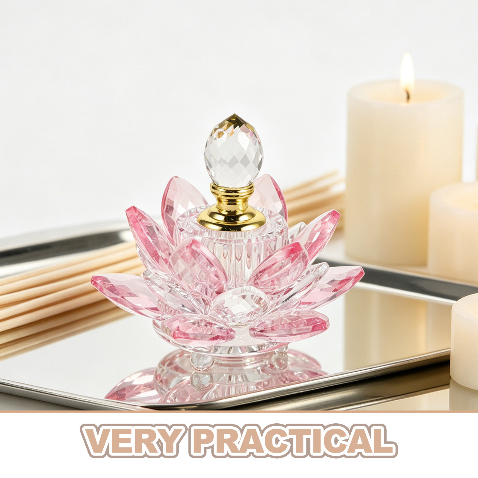Refillable Crystal Lotus Flowe - Perfume Fragrance Refill 评论和价格