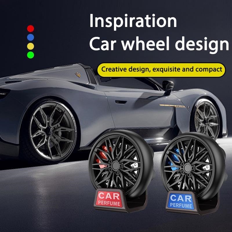 Car Wheel Rim Air Vent Clip Fr - Perfume Fragrance Wheel 评论和价格