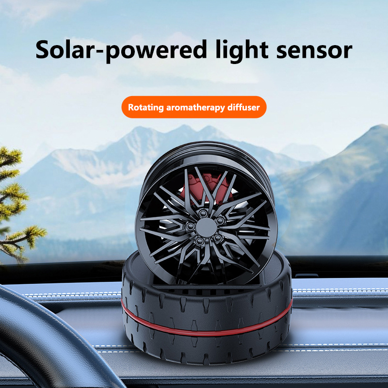 Solar Light Wheel Hub Car Perf - Perfume Fragrance Wheel 评论和价格